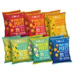 Taali Jowar Protein Puffs Variety Packs 12x60g Try All Flavors Pack (Pack of 12)