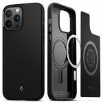 Spigen Mag Armor Matte Black Thermoplastic Polyurethane Back Cover Case Compatible with iPhone 13 Pro Max 6 x 1 x 4 cm