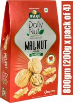 LALI BALAJI Daily Nut Walnut Kernels (QUARTER) GOOD DAY 800GM (200gm x pack of 4)