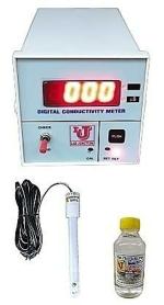 Lab Junction Conductivty Meter, ON-LINE Conductivity Meter, Panel Type, Range: 0-200 uS-cm with RLY OUTPUT to CUT OFF 5 Metre Cable Length of Conductivity Cell-Sensor LJ-618 as per Quality Standards. ,!