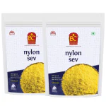 Bhikharam Chandmal - Nylon Sev | Barik Sev | Sev Puri | Bhel Puri Sev - 190 Gm Pack of 2