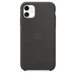 Mmcards Black Silicone, Microfiber Back Cover Case For Apple Iphone 11 Max
