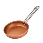 Prestige Cuprus Aluminium Gas and Induction Compatible Non-Stick Fry Pan, 28 cm, 2.8 L (Copper)