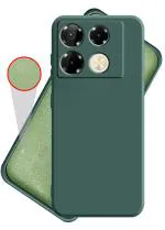 HUPSHY Back Cover for Infinix Note 40 Pro 5G (Green, Flexible, Silicon, Pack of: 1)