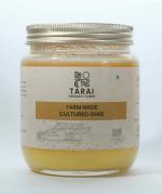 Tarai Organic Farms | Farm Made Cultured A2 Ghee (500ml) | Bilona method | Grass fed A2 Sahiwal cow milk | Handmade | Woodfire & Curd churned