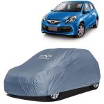 Kingsway Dustproof Car Body Cover for Honda Brio 2011 - 2019 Model, Color : Grey Matty