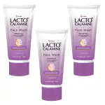 Lacto Calamine Face Wash with Kaolin Clay for Oily Skin, 100 ml (pack of 3)