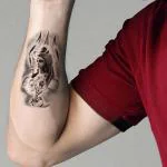 Ordershock Waterproof Mahadev with Trishul Mahakal Temporary Body Tattoo