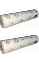 VLITE Foodwrapping paper foil roll 15mtr (pack of 2)