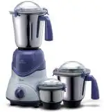 Bajaj Trio 600 Watt Mixer Grinder with 3 Jars, White and Lavender