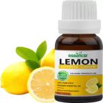 essancia Lemon Essential Oil for Face, Hair, Skin, Nails, Home Cleaning and Aromatherapy. 100% Pure, Natural, Undiluted and Therapeutic Grade Essential Oil (15 ml)