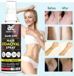 BEAUT-ERA Hair Removal Spray for Men Painless Full Body Hair Removal Spray for Chest, Back, Legs, Under Arms & Intimate Area Easy To Use Quick Result Hair Remover Spray - 100ml