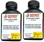Dotpot Toner Powder for USE in KYOCERA MITA TASKALFA 1020/1024 / 1035/1120 / 2035 Printer - Pack of 2