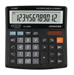 Bambalio 12 Digits Electronic Calculator | Model - BL-555M | Big Digits Display | 3 Years Warranty