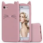 AmericHome Apple iPhone 6 Rose Gold Rubber Grip Case Back Cover