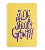 FACTOR NOTES (FN2045_UNRULED) Slow Steady Growth 100 GSM A5 144 Pages Plain Notebook