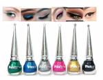 Touchup Waterproof Glitter Liquid Eyeliner set of 6