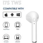 TechElectro I7 TWS Twin Wireless Bluetooth Headphone with Mic, Touch Control for Android and iOS OS(White) Bluetooth Headphone True Wireless Headset with Charging Case -White Bluetooth Airpods| Wireless Airpods| Earpods