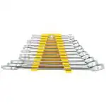 STANLEY Professional Combination Spanner Set With Maxi-Drive System (12-Pieces), Chrome-Vanadium Steel (70-964E)