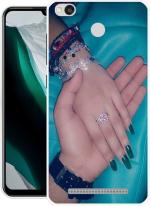 Paedicon Beige, Blue Silicone Mobile Back Cover (Mi Redmi 3S Prime)