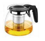 Cracker Transparent Glass Loose Leaf Stove Top Teapot Kettle Set With Infuser And Lid 1L