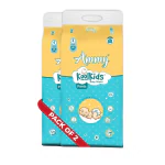 Ammy Koolkids Baby Diaper Pants, L Size (120 Count), Rash Free Diaper Pants for Babies, Super Flexi Smart Fit- System, (9-14kg) - Pack of 2