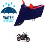RONISH Waterproof Two Wheeler Cover for Kawasaki (Z900, Blue, Red)