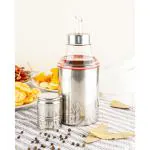 Omega Stainless Steel Cooking Oil Dispenser/Pourer Bottle with Nozzle - 750 ML