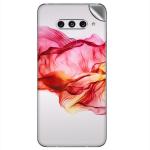 GADGETSWRAP Printed Vinyl Skin Sticker for LG V40 Thinq - Red Orange Water Mix