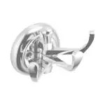 Rawk Stainless Steel 3 in 1 Plaza Movable Hook Flexible 3 Pin Bathroom Hooks Cloth Hanger Wall Hook Door Robe Hooks for Hanging Keys,Clothes,Towel Steel Hook (Pack of 1)