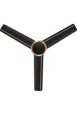 Havells Trinity 1200mm Energy Saving with Remote Control 5 Star BLDC Ceiling Fan, Metallic Black LT Copper