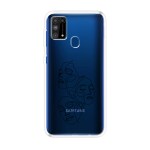 Emble Designer Clear Tranperant Silicone Case For Samsung M31 Prime -Design A33 ( TPU | Soft , Samsung M31 Prime | Multicolor )