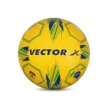 Vector X Brazil Machine Stitched PVC Multicolor Football (Size-5)