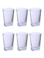 Smartserve Aegean Small Water and Juice Glass Set, 190ml, Set of 6