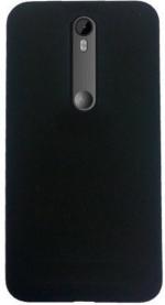 Multronics Black Rubber Back Cover Compatible With Motorola Moto X Play