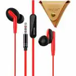 TecSox Water Resistant Wired Earphones with Mic