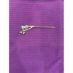 Vrindavan shopi Brass Mart Beautiful Multi Color Metal Krishna Basuri/Flute for Laddu Gopal Idol & Krishna Janmashtami Shringar (3Inch)