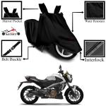 Kedit Bajaj Dominar 400 Motorcycle Bike Scooty Cover Black Colour Water Resistant - UV Protection & Dust Proof Imported Fabric Quality,Sun Protection,Weather Bike - Scooty Two Wheeler Body CoverBajaj Dominar 400