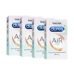 DUREX Love Sex Condoms Air Ultra Thin - 10 Pieces (Set of 4, 40 Sheets)