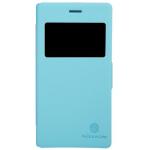 Nillkin Blue Leather, Polycarbonate Phone Case For Sony Xperia M2
