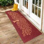 ONLY MAT - Brown Colour Tree of Life Printed Natural Coir Doormat