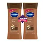 Vaseline Intensive Care Cocoa Glow Body Lotion 2 x 200 ml Combo pack (1+1)