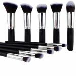 AVTY Foundation, Eyeshadow Makeup Brush Set, Black (Set Of 10) (Pack of 10)