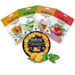 MasKing Beauty Facial Sheet Mask with Real extract of Honey, Aloe Vera, Rice & Strawberry Ideal for Women & Men (Combo Pack of 4) | Diva Orange Nail Polish Remover 30 Round Pads (Pack of 1)