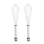 Finality Silver Stainless Steel Wire Wisk (Pack Of 2)