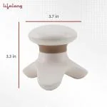 Lifelong Battery Powered Mini Head and Body Massager, Brown