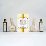 Veda5 Slimming Kit | Anti-Cellulite Slim Body Fitness Oil, 2 Potlis Compress for Weight Loss | Improve Digestion, Reduce Abdomen Pain, Burn Excessive Fat, Melt Cellulite Deposit | Pleasant Aroma - Himalayan Naturals