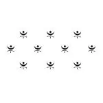 Comet Busters Black Traditional Bindi For Women