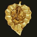 Jag Mohan Yogesh Ganesh Patta Hanging God Idol 3 Color Available (Red, Green & Yellow)