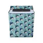 Nitasha outdoor and indoor washing machine cover for Intex 8 kg WMS80TG Semi-Automatic (Print No:- NIT12/Waterproof-dustproof)
